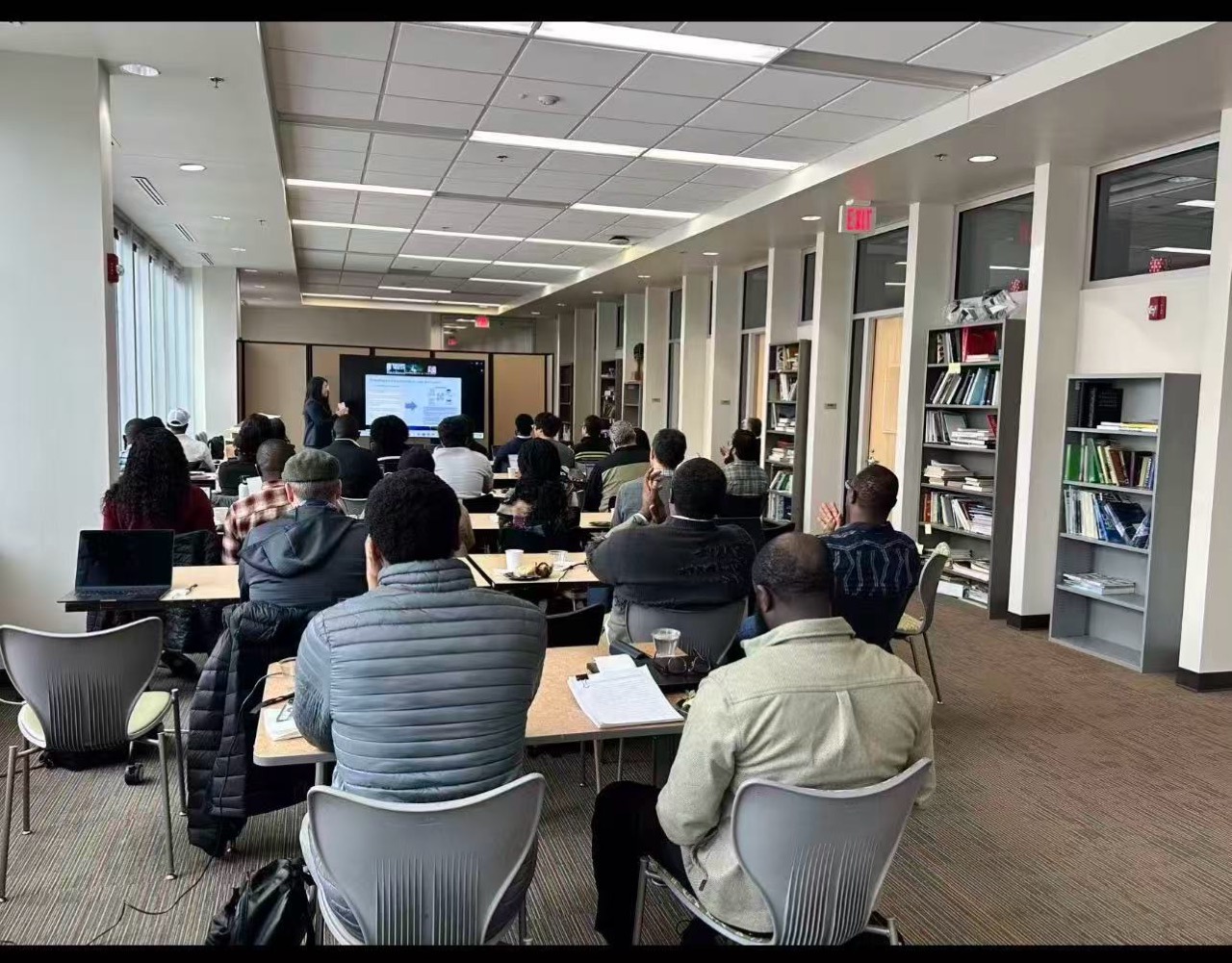 Participants attending the Morgan State University CyberTraining workshop