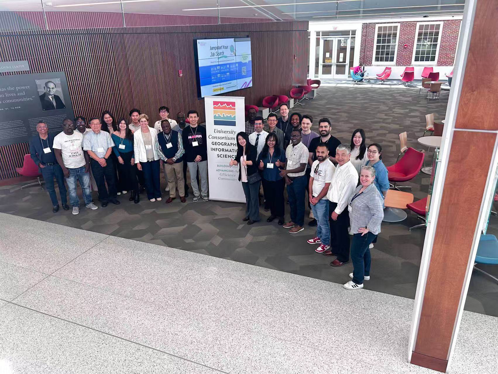 Participants at the UCGIS 2026 CyberTraining workshop
