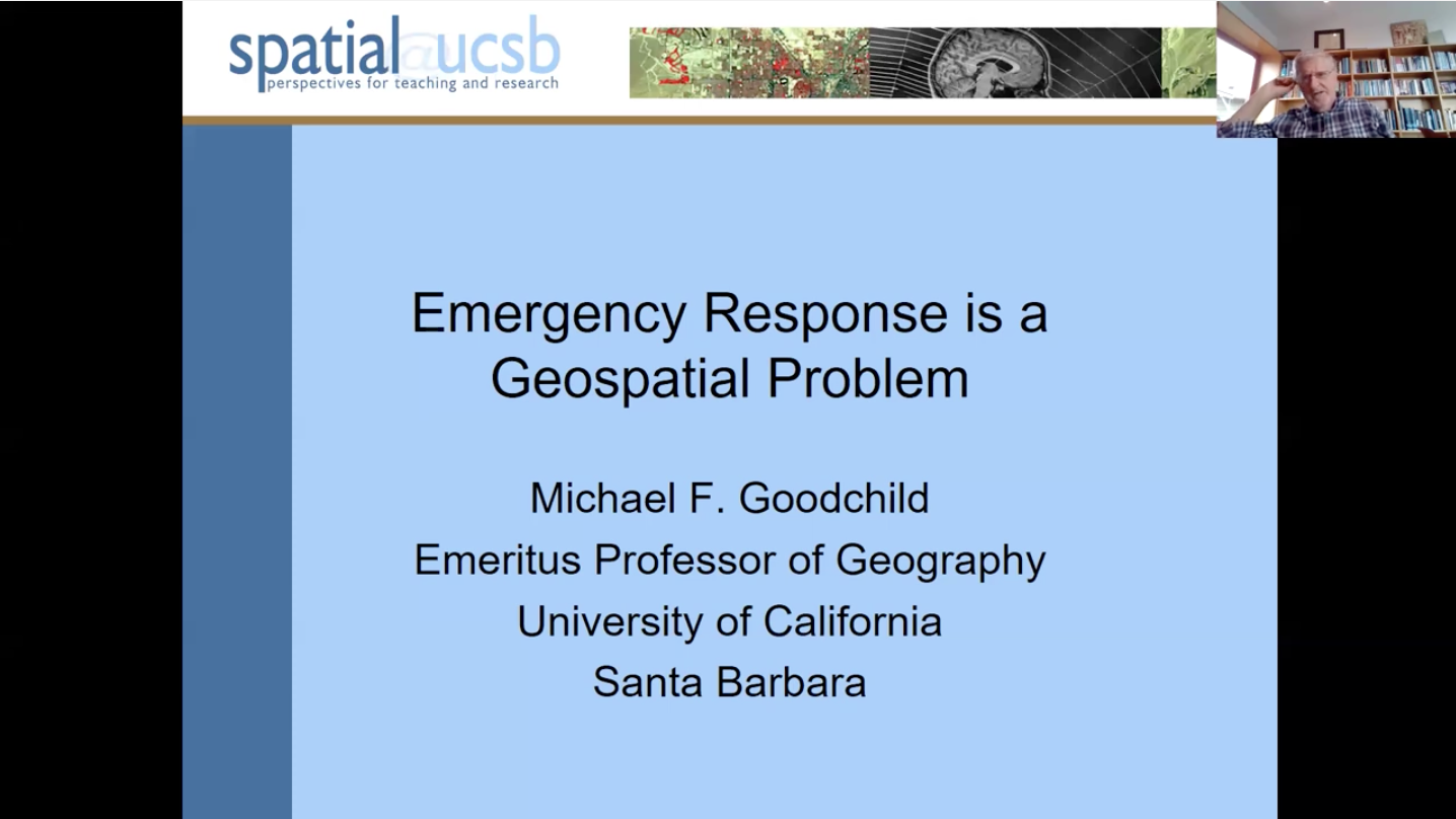 Emergency Response is a Geospatial Problem webinar cover