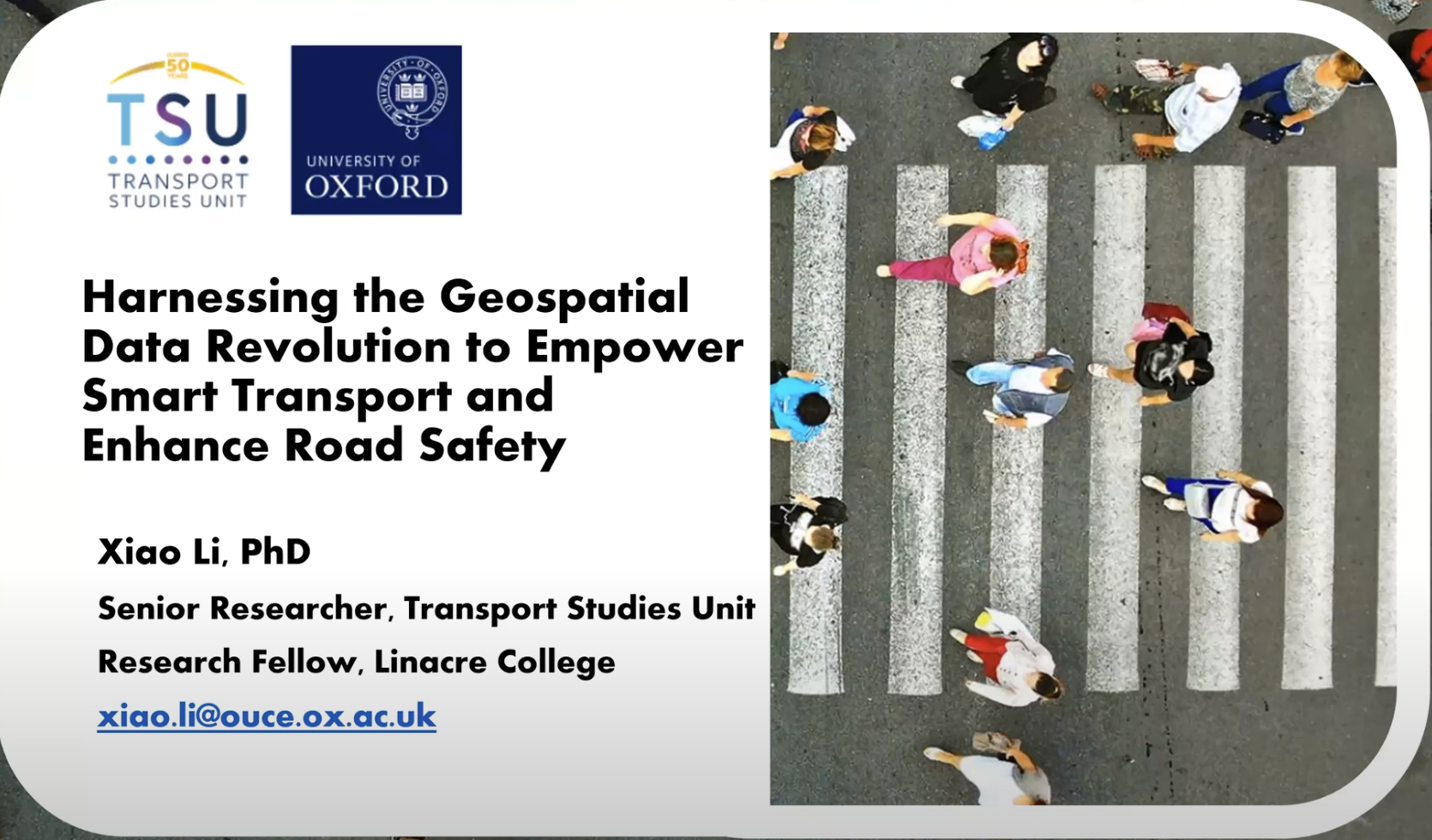 Harnessing the Geospatial Data Revolution to Empower Smart Transport and Enhance Road Safety webinar cover